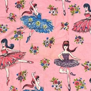 Vintage Ballerina Fabric!